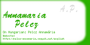 annamaria pelcz business card